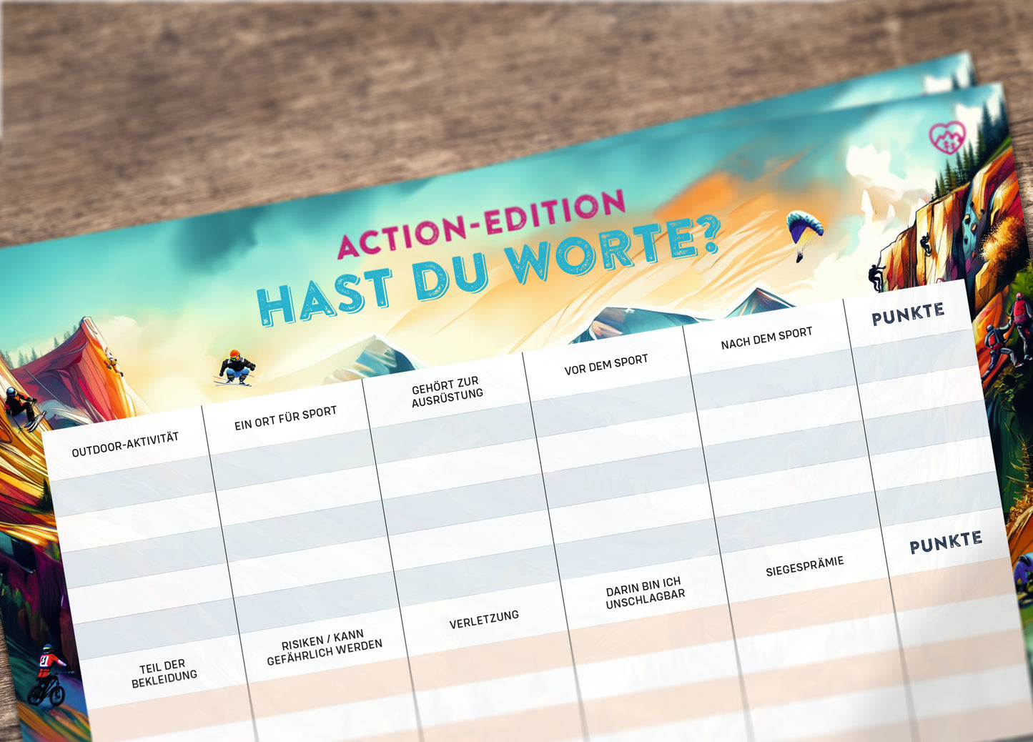 HAST DU WORTE? Action