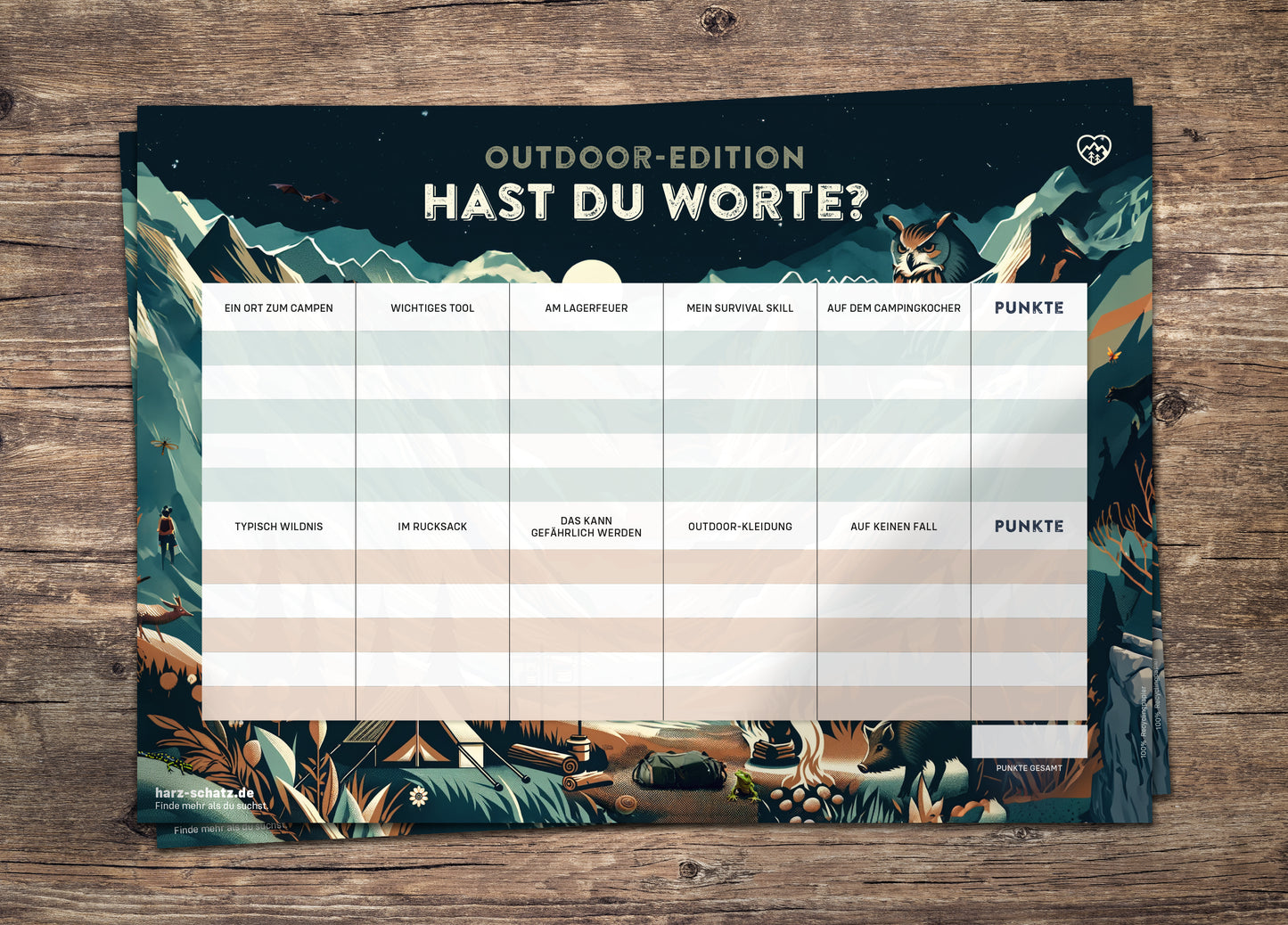 HAST DU WORTE? Outdoor