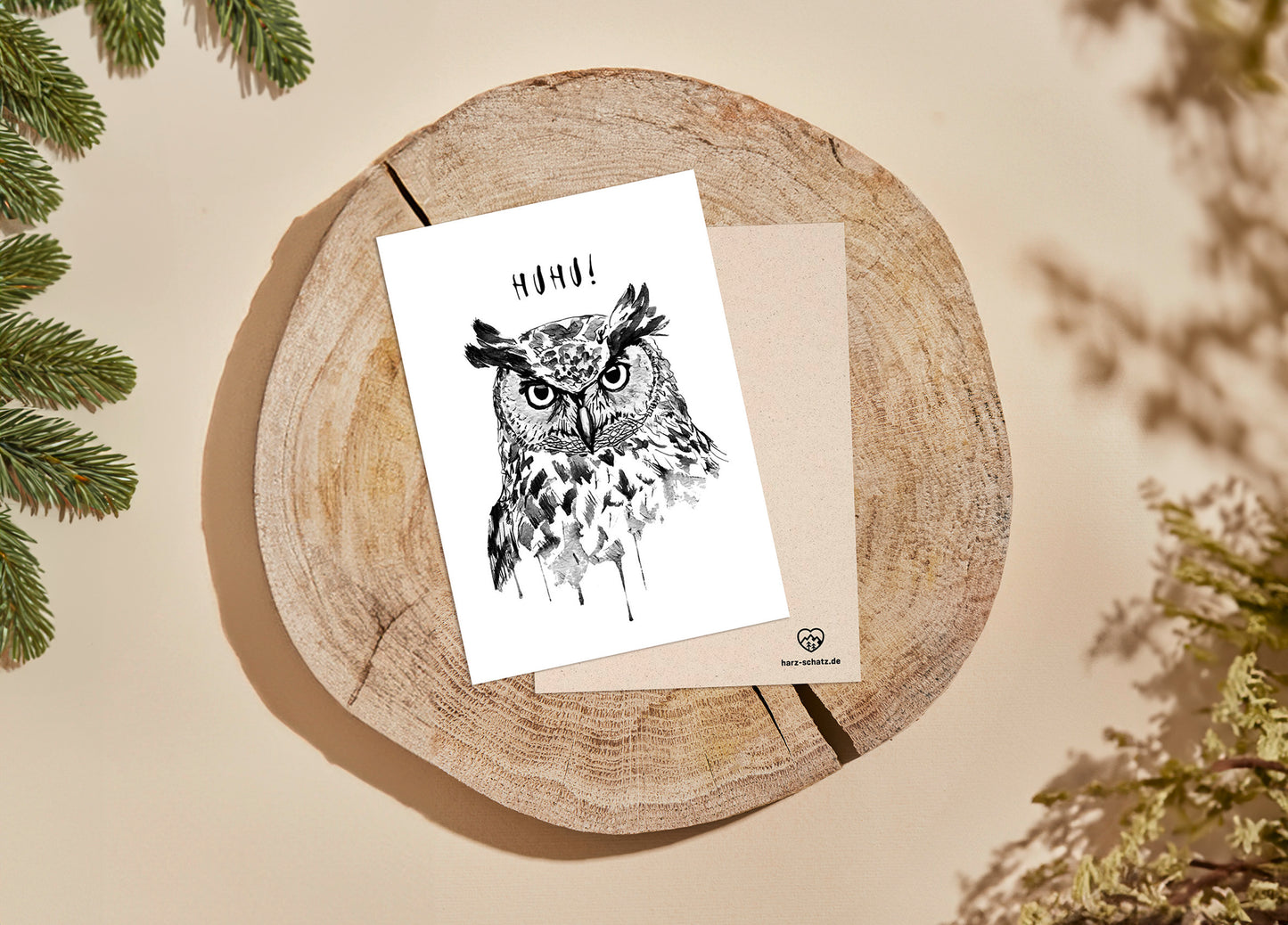 5 POSTKARTEN im Set | 350g Graskarton